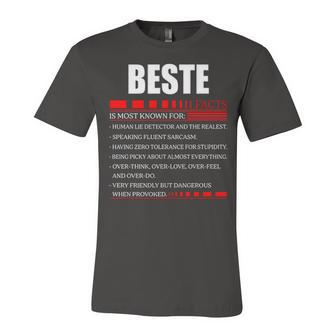 Beste Fact Fact T Shirt Beste Shirt For Beste Fact Unisex Jersey Short Sleeve Crewneck Tshirt - Seseable