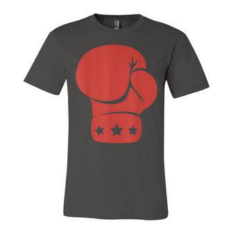 Big Red Boxing Glove Boxing Unisex Jersey Short Sleeve Crewneck Tshirt - Seseable