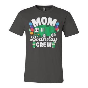 Birthday Crew Mom Of The Birthday Boy Garbage Truck Unisex Jersey Short Sleeve Crewneck Tshirt - Seseable