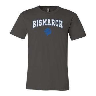 Bismarck High School Lions C2 College Sports Jersey T-Shirt | Mazezy