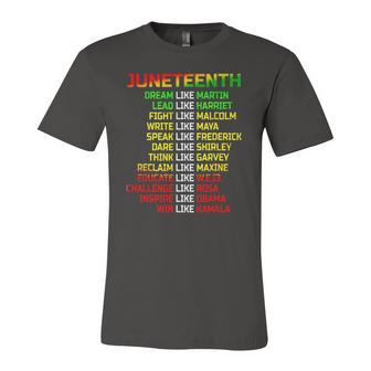 Black Freeish Since 1865 Party Decorations Juneteenth Jersey T-Shirt | Mazezy CA