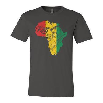Im Black King History Patriotic African American Man Jersey T-Shirt | Mazezy
