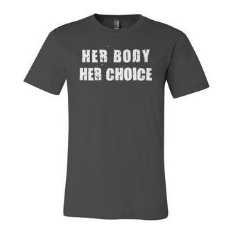 Her Body Her Choice Texas Rights Grunge Distressed Jersey T-Shirt | Mazezy