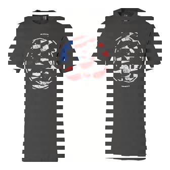 Boxing American Flag Usa Boxer Vintage Boxing Jersey T-Shirt | Mazezy