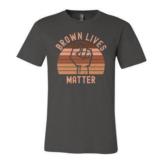 Brown Lives Matter Melanin For And Toddler Jersey T-Shirt | Mazezy