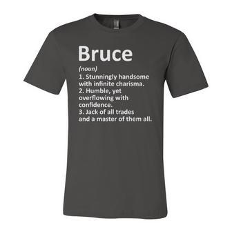 Bruce Definition Personalized Name Birthday Idea Jersey T-Shirt | Mazezy