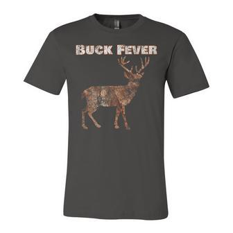 Buck Fever Deer Hunting V2 Unisex Jersey Short Sleeve Crewneck Tshirt - Seseable
