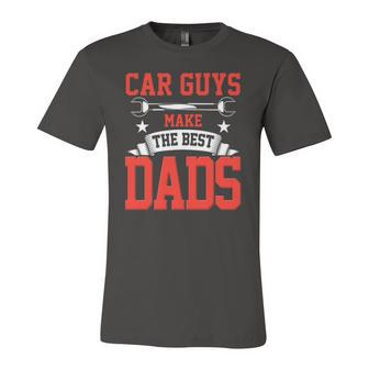 Car Guys Make The Best Dads Garage Mechanic Dad Jersey T-Shirt | Mazezy