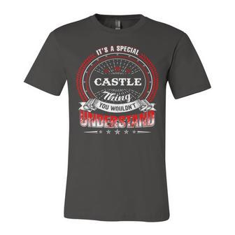 Castle Shirt Family Crest Castle T Shirt Castle Clothing Castle Tshirt Castle Tshirt Gifts For The Castle Unisex Jersey Short Sleeve Crewneck Tshirt - Seseable