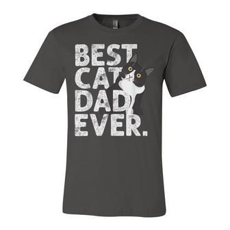 Cat Daddy Father Best Cat Dad Ever Unisex Jersey Short Sleeve Crewneck Tshirt - Seseable