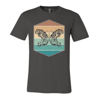 Caterpillar Butterfly Insect Butterfly Jersey T-Shirt | Mazezy