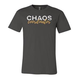 Chaos Coordinator Mom Life Jersey T-Shirt