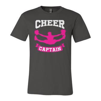 Cheer Captain Cheerleader Cheerleading Lover Jersey T-Shirt | Mazezy