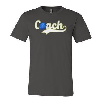 Cheer Coach Art For Cheerleader Coach Cheerleading Jersey T-Shirt | Mazezy
