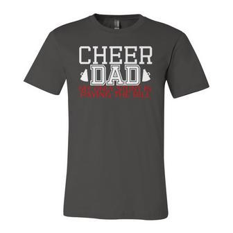 Cheer Dadfunny My Only Stunt Is Paying The Bill Jersey T-Shirt | Mazezy