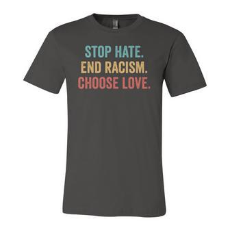 Choose Love Buffalo Stop Hate End Racism Choose Love Jersey T-Shirt | Mazezy