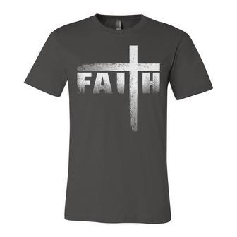Christian Faith & Cross Christian Faith & Cross Jersey T-Shirt | Mazezy