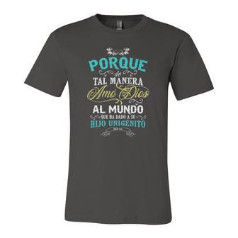 Christian S In Spanish Camisetas Sobre Jesus Jersey T-Shirt | Mazezy