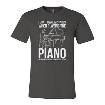Classical Music Pianist Piano Musician Piano Jersey T-Shirt | Mazezy