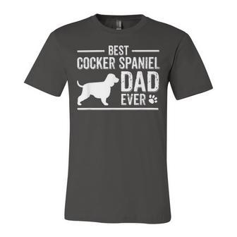 Cocker Spaniel Dad Best Dog Owner Ever Unisex Jersey Short Sleeve Crewneck Tshirt - Seseable