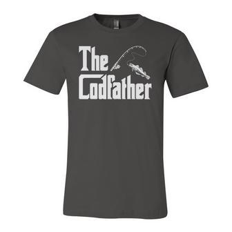 The Codfather Fish Angling Fishing Lover Humorous Jersey T-Shirt | Mazezy