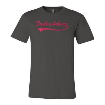 College University Style Fredericksburg United States Jersey T-Shirt | Mazezy
