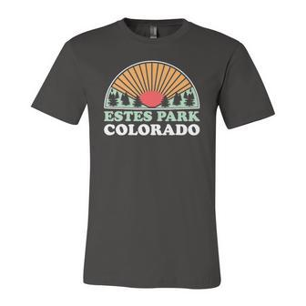 Colorado Us Mountain Travel Vintage Estes Park Jersey T-Shirt | Mazezy