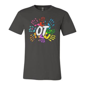 Colorful Ota Health Care Ot Therapist Occupational Therapy Jersey T-Shirt | Mazezy