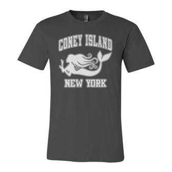 Coney Island Mermaid New York Nyc Beaches Brooklyn Jersey T-Shirt | Mazezy