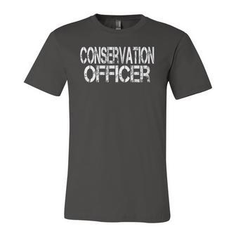 Conservation Officer Vintage Halloween Costume Jersey T-Shirt | Mazezy