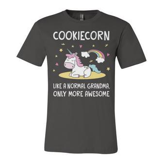 Cookie Grandma Gift Cookie Unicorn Unisex Jersey Short Sleeve Crewneck Tshirt - Seseable