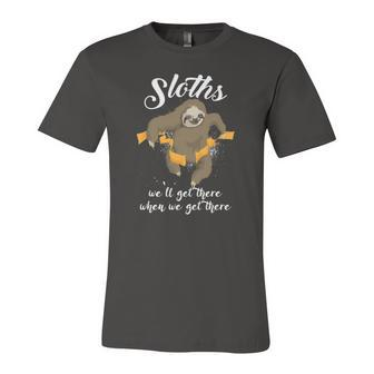 Cool Animal Clothes For Kids Lazy Sloth Jersey T-Shirt | Mazezy