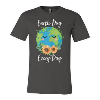 Cool Earth Day Sunflower Quote Earth Day For Kids Unisex Jersey Short Sleeve Crewneck Tshirt - Seseable