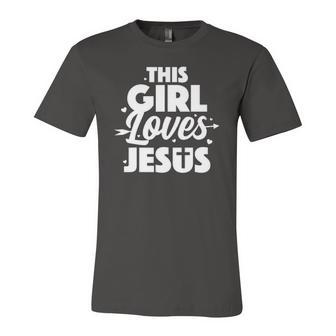 Cool Jesus Art For Girls Kids Jesus Christian Lover Jersey T-Shirt | Mazezy