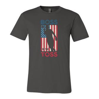 Cornhole S For Boss Of The Toss 4Th Of July Jersey T-Shirt | Mazezy
