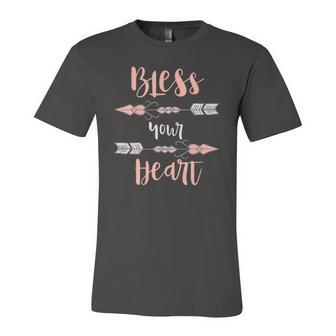 Cute Bless Your Heart Southern Culture Saying Jersey T-Shirt | Mazezy