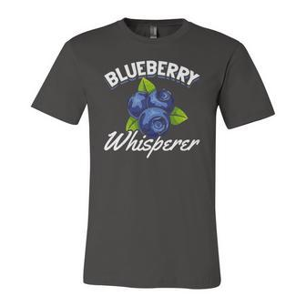 Cute Blueberry Whisperer Blueberry Lovers Blueberries Jersey T-Shirt | Mazezy