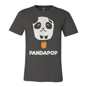 Cute Cartoon Panda Baby Bear Popsicle Panda Birthday Gift Unisex Jersey Short Sleeve Crewneck Tshirt - Seseable