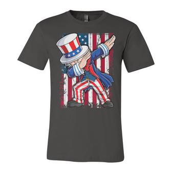 Dabbing Uncle Sam T 4Th Of July Men Kids Boys Gifts Unisex Jersey Short Sleeve Crewneck Tshirt - Seseable