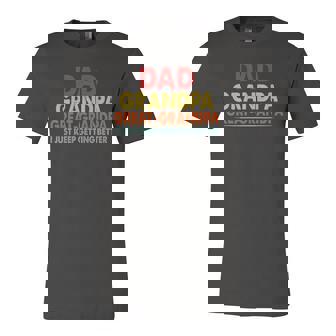 Dad Grandpa Great Grandpa From Grandkids Jersey T-Shirt | Mazezy