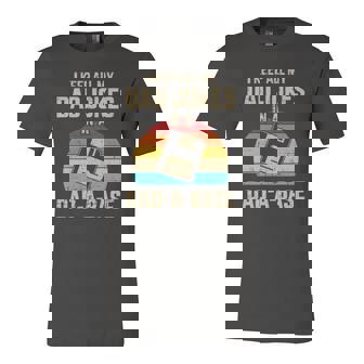 Dad Jokes In Dad A Base Vintage For Fathers Day Jersey T-Shirt | Mazezy