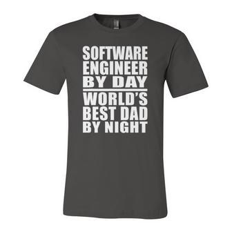 Dad Tee Software Engineer Best Dad Fathers Day Jersey T-Shirt | Mazezy