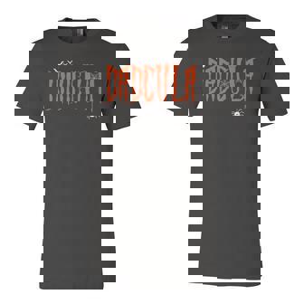 Dadcula Halloween Dad Costume Spider Webs Dracula 2021 Jersey T-Shirt | Mazezy