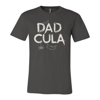 Dadcula Monster Vintage Costume Halloween Bat Dad Jersey T-Shirt | Mazezy