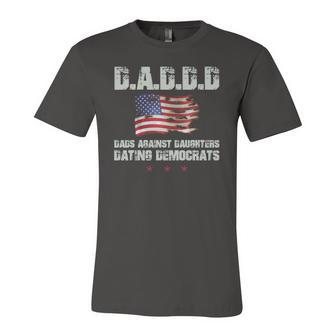 Daddd Dads Against Daughters Dating Democrats Jersey T-Shirt | Mazezy