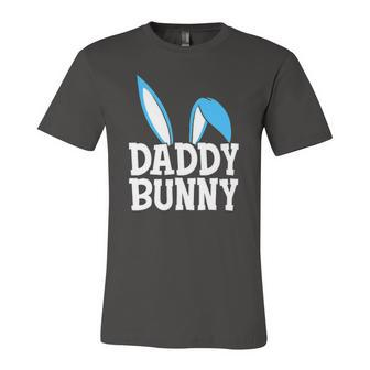 Daddy Bunny Cute Easter Costume Dad Matching Jersey T-Shirt | Mazezy