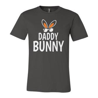 Daddy Bunny Easter And Glasses For Happy Easter Fathers Day Jersey T-Shirt | Mazezy