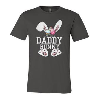 The Daddy Bunny Matching Happy Easter Day Egg Dad Jersey T-Shirt | Mazezy