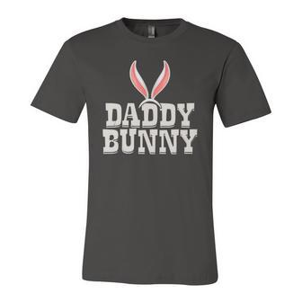 Daddy Bunny Saying & Cute Matching Easter Jersey T-Shirt | Mazezy