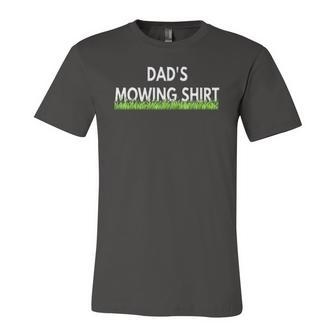 Dads Lawn Mowing Lawn Mower Jersey T-Shirt | Mazezy